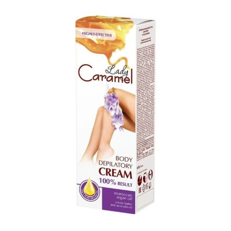 LADY CARAMEL 100 % RESULT kūno depiliacinis kremas, 100 ml