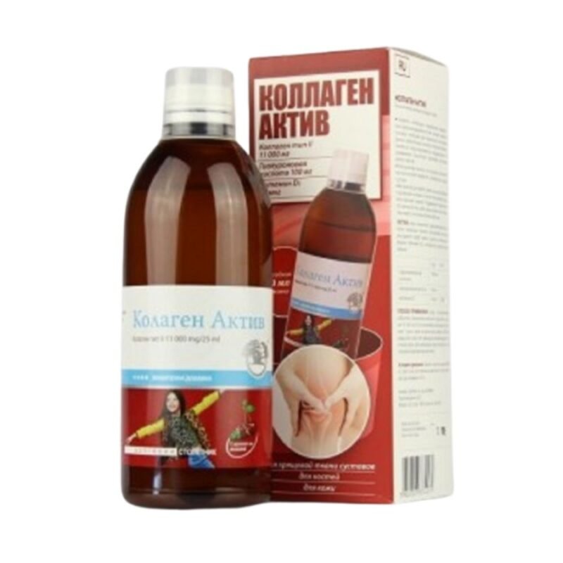 Maisto papildas Kolagen Aktiv (Kolagenas 11000 mg +Hialuronas 100 mg), 600 ml