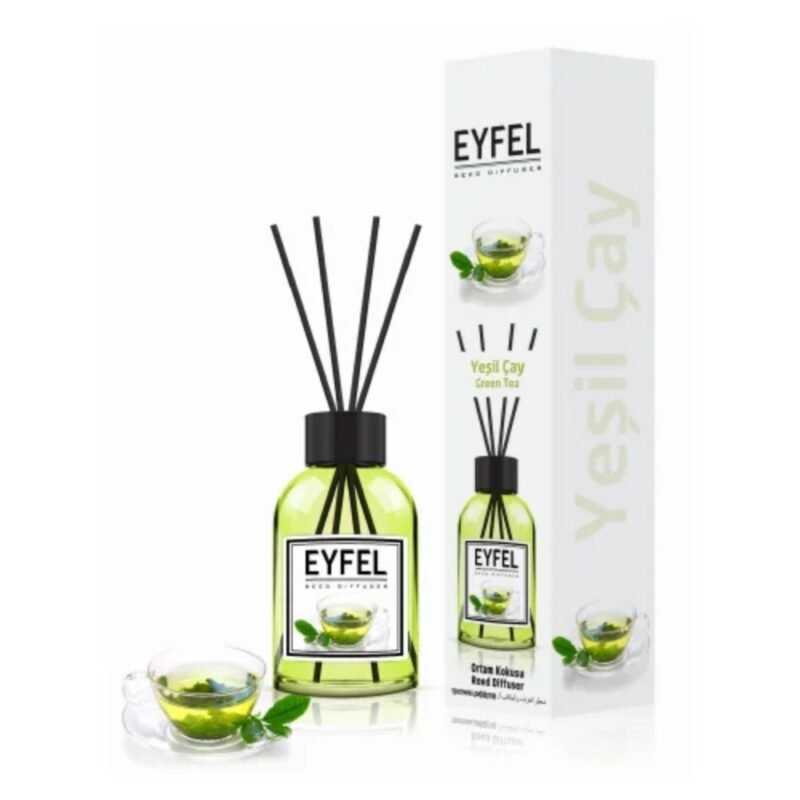 Namų kvapas su lazdelėmis EYFEL GREEN TEA, 120 ml