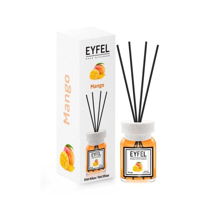 Namų kvapas su lazdelėmis EYFEL MANGO, 120 ml