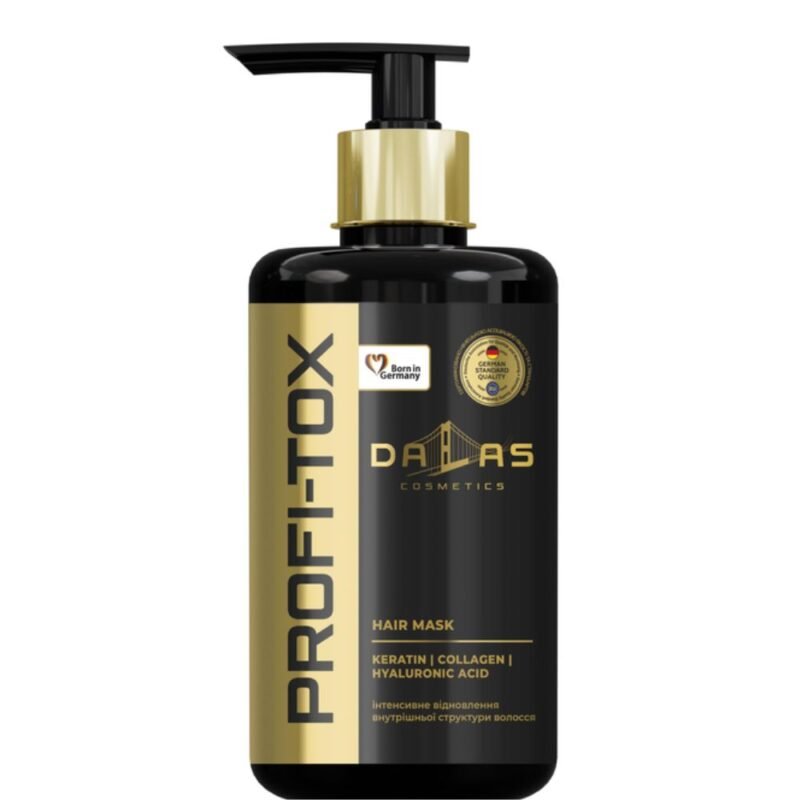 Plaukų kaukė Dalas Profi-Tox su keratinu, kolagenu ir hialurono rūgštimi, 900 ml