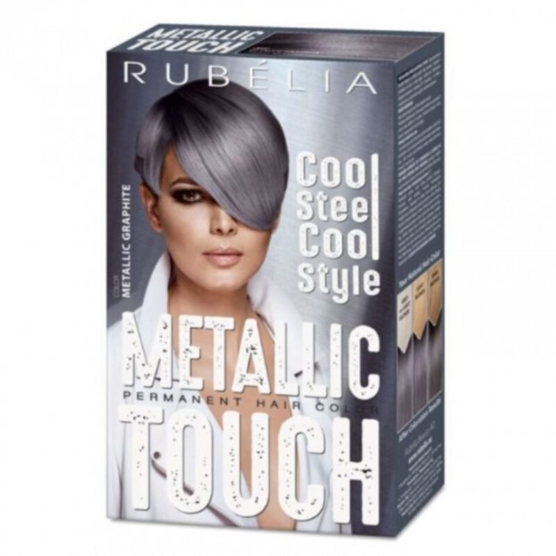 RUBELLA plaukų dažai Metallic Touch Grafit, 2x50+15 ml