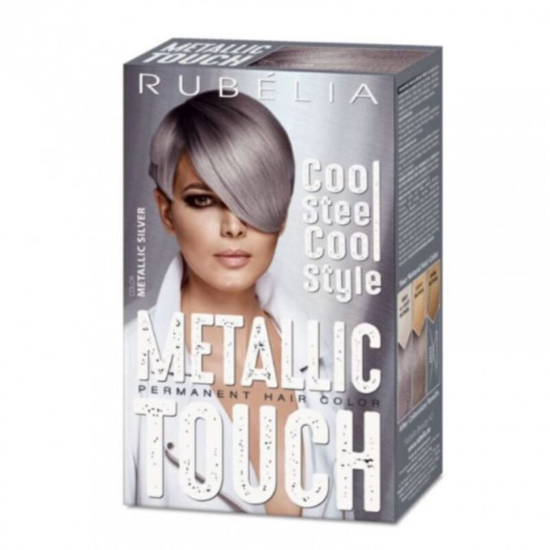 RUBELLA plaukų dažai Metallic Touch Silver, 2x50+15 ml