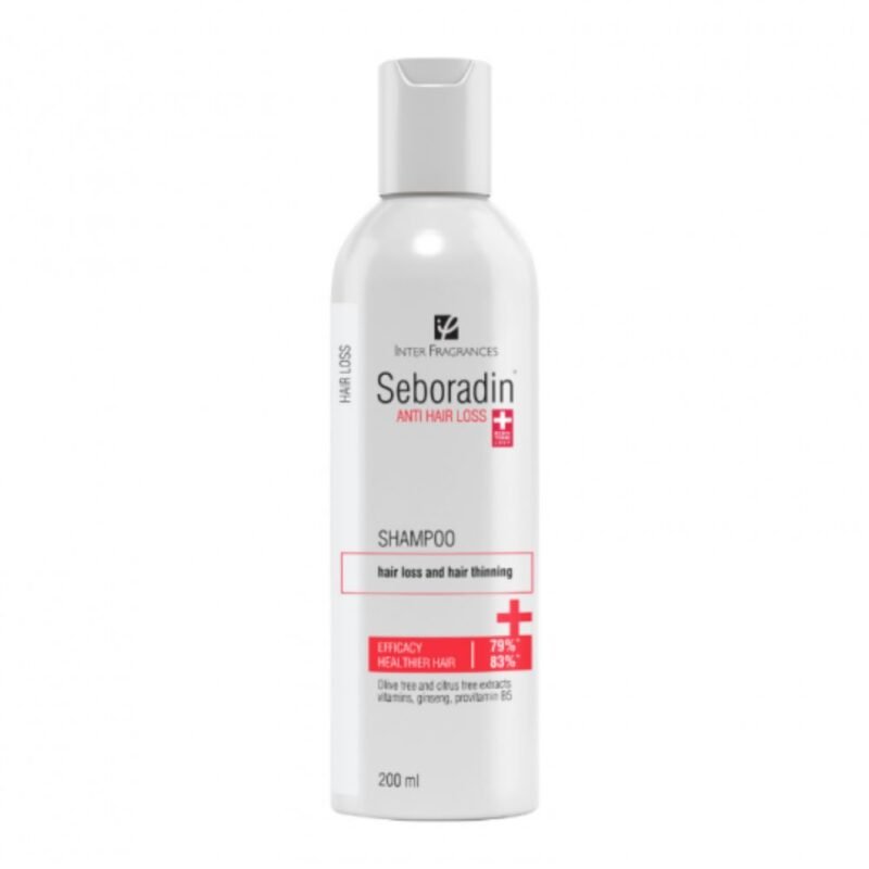 SEBORADIN šampūnas nuo plaukų slinkimo, 200 ml