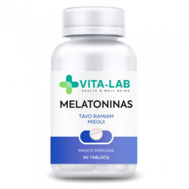 VITA-LAB maisto papildas Melatoninas Strong, 90 tablečių