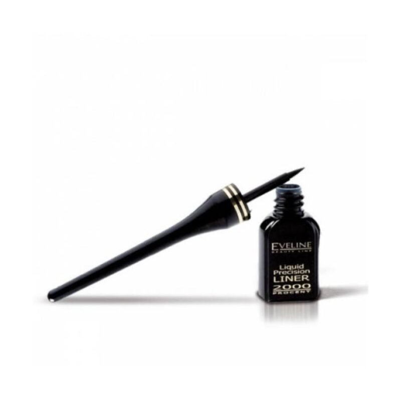 Vandeniui atsparus akių pieštukas Eveline Liquid Precision Liner 2000 Procent, 4 ml
