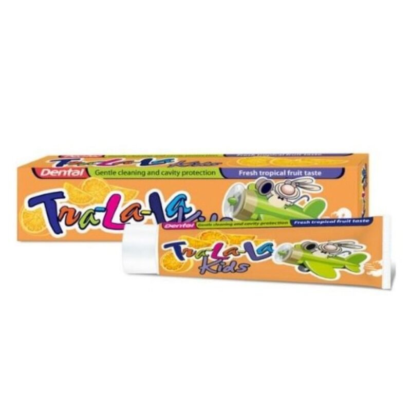 DENTAL dantų pasta vaikams Tra-La-La Tropikų, 50 ml