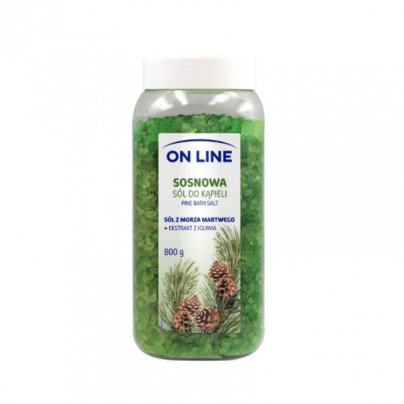 ON LINE Negyvosios jūros vonios druska Pušies aromato, 800 g