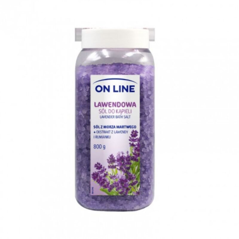 ON LINE vonios druska Levandos aromato, 800 g