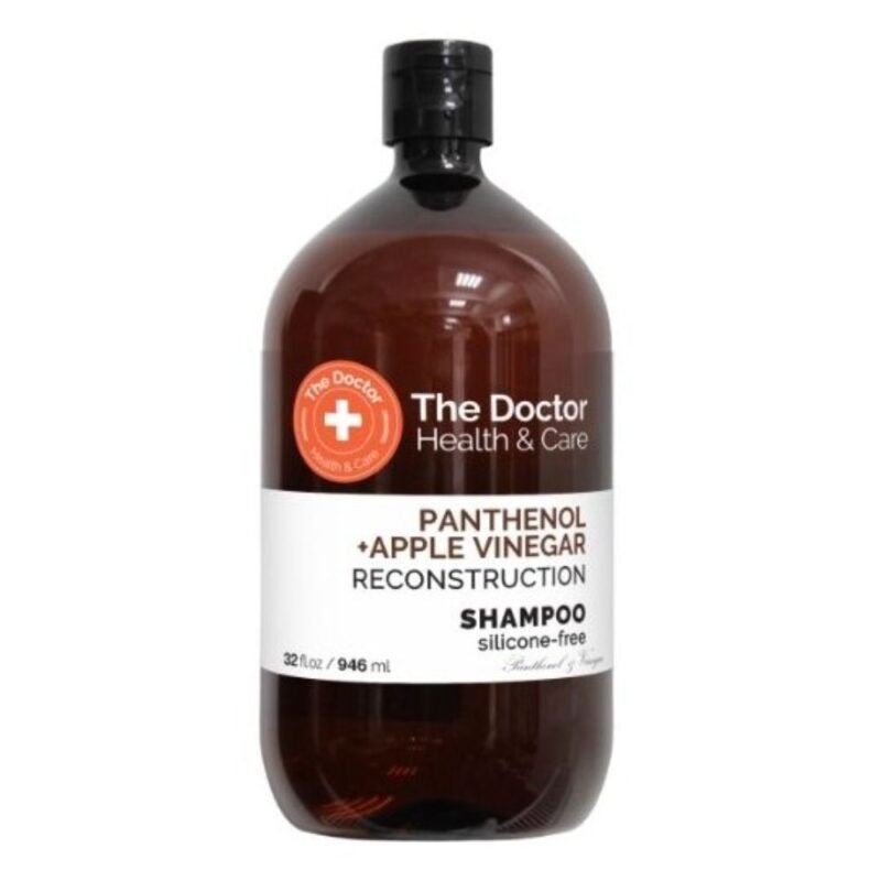 THE DOCTOR šampūnas Pantenolis + Obuolių actas Atstatymas, 946 ml