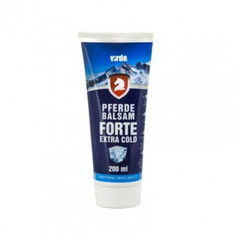 VIRDE šaldantis arklių balzamas kūnui EXTRA COLD, 200 ml