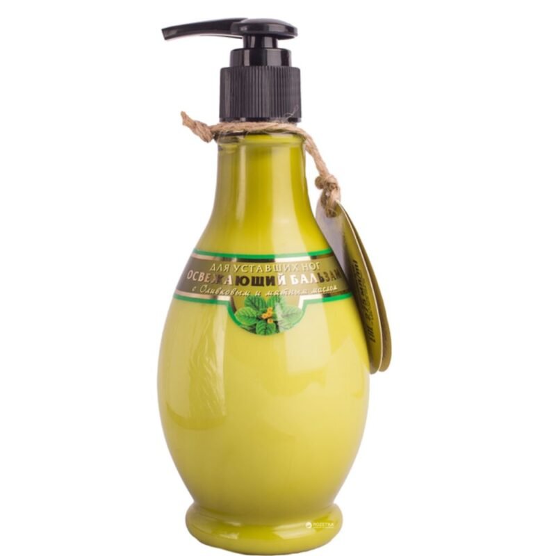 VIVA OLIVA Gaivinantis balzamas pavargusioms pėdoms su alyvuogių ir mėtų aliejumi, 275 ml