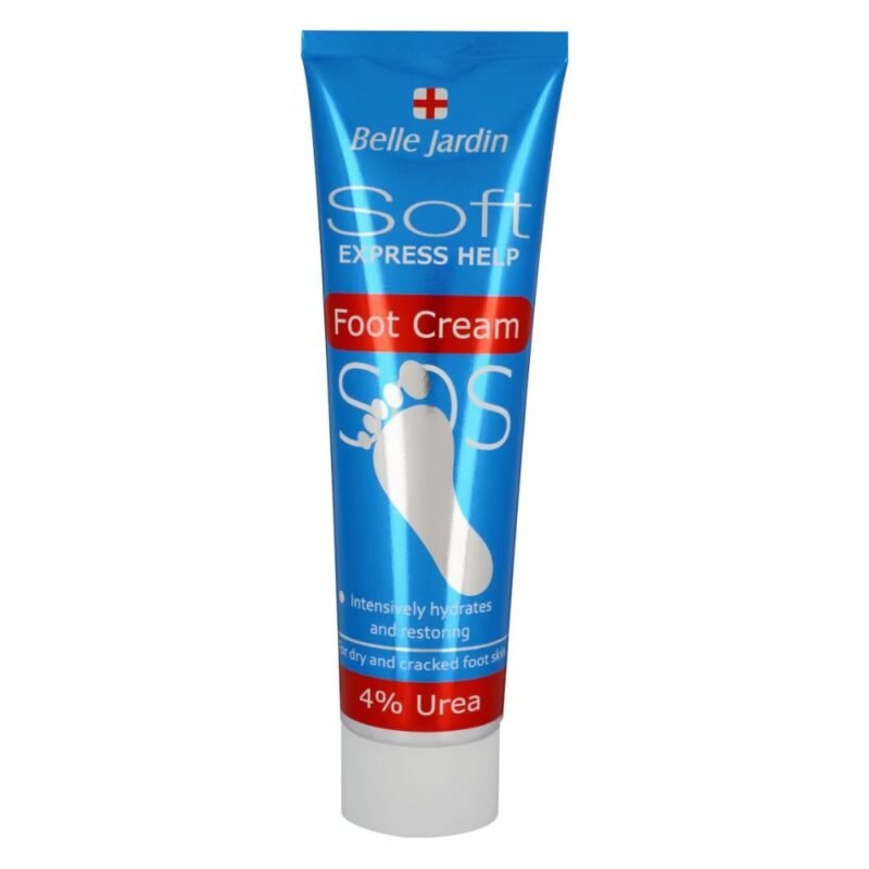 BELLE JARDIN Soft SOS Express Help pėdų kremas su šlapalu, 100 ml