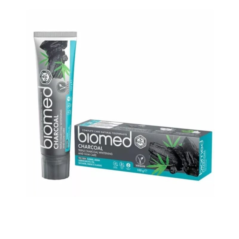 BIOMED dantų pasta CHARCOAL, 100 g