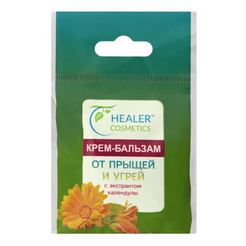 HEALER COSMETICS kremas-balzamas nuo spuogų ir inkštirų, 10 ml