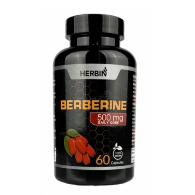 HERBIN berberinas maisto papildas, 60 kapsulių