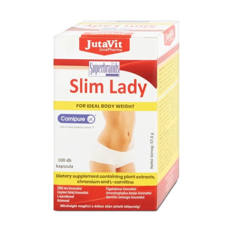 JutaVit slim lady svorio kontrolei, 100 kapsulių
