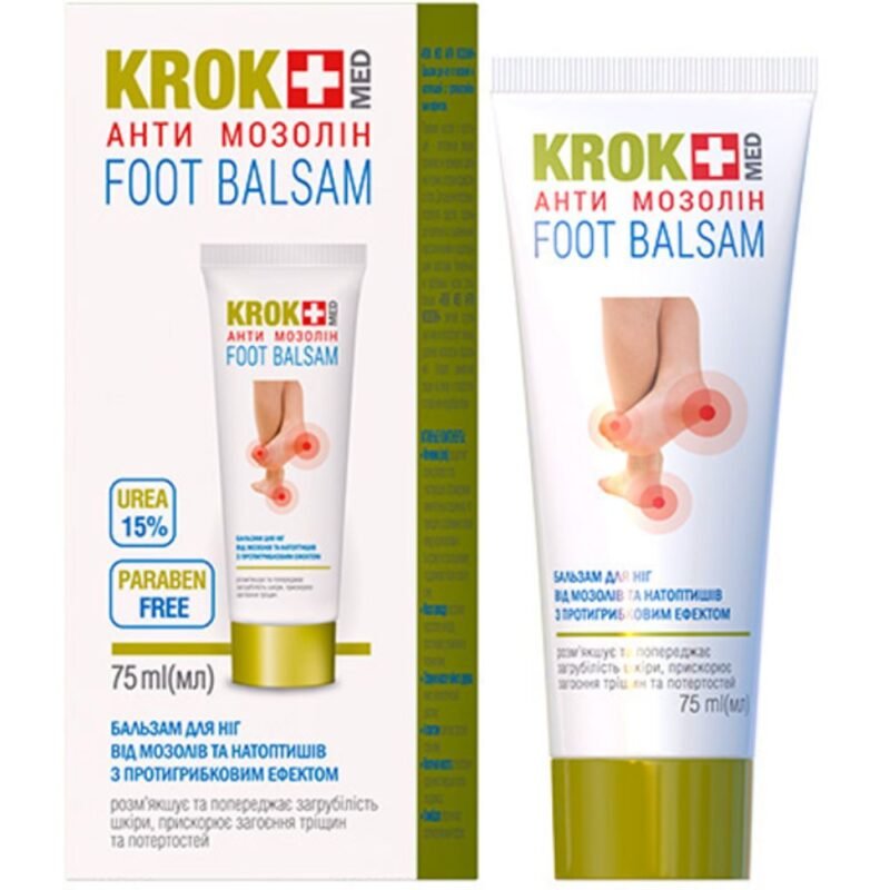 Krok Med balzamas-gelis kojoms nuo nuospaudų, 75 ml