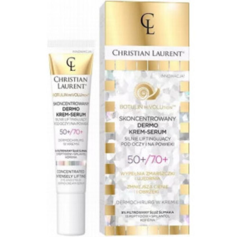 CHRISTIAN LAURENT BOTULIN reVOLUtion koncentruotas intensyviai stangrinantis paakių kremas-serumas/50+/70+, 20 ml