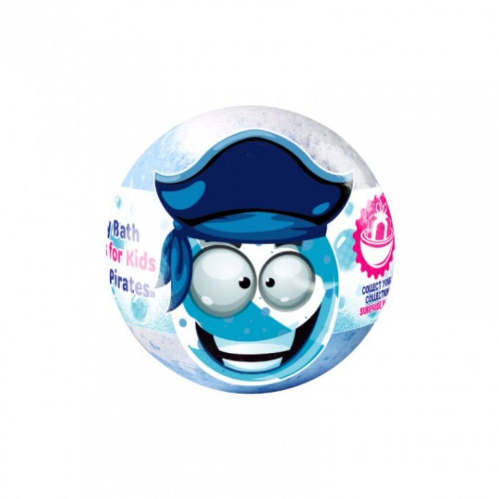 CRAZY BOMBS KIDS vonios burbulas Funny Pirates (su siurprizu), 100 g