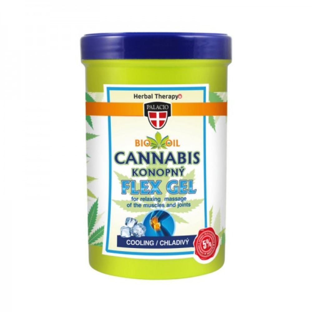 PALACIO CANNABIS FLEX šaldantis masažinis gelis, 380 ml