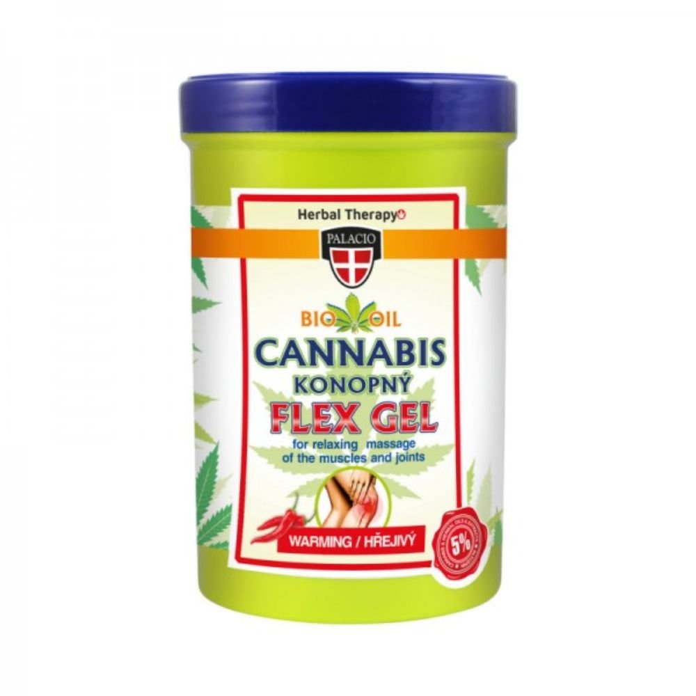 PALACIO CANNABIS FLEX šildantis masažinis gelis, 380 ml