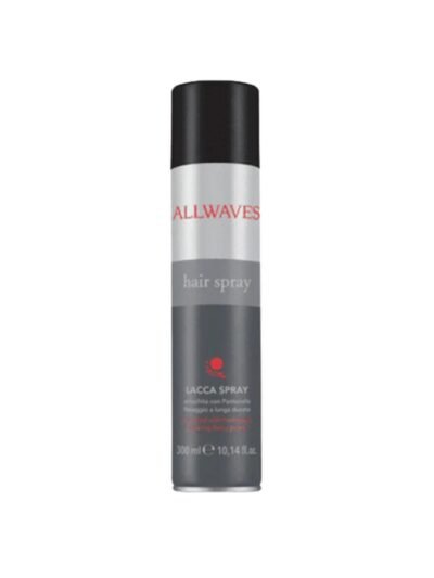 ALLWAVES plaukų lakas LACCA SPRAY, praturtintas pantenoliu, stipri fiksacija, 300 ml