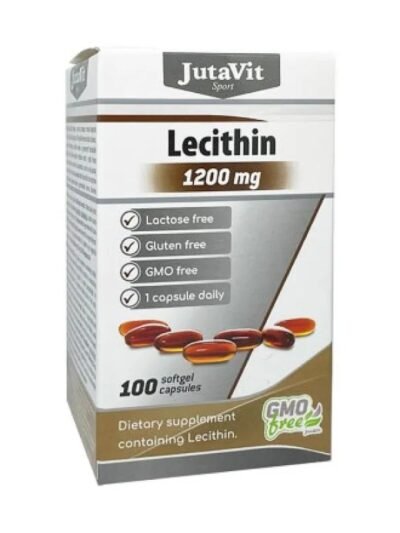 JutaVit lecitinas 1200 mg, 100 kapsulių