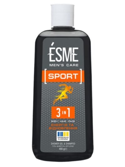 Dušo gelis-šampūnas ESME SPORT, 400 g