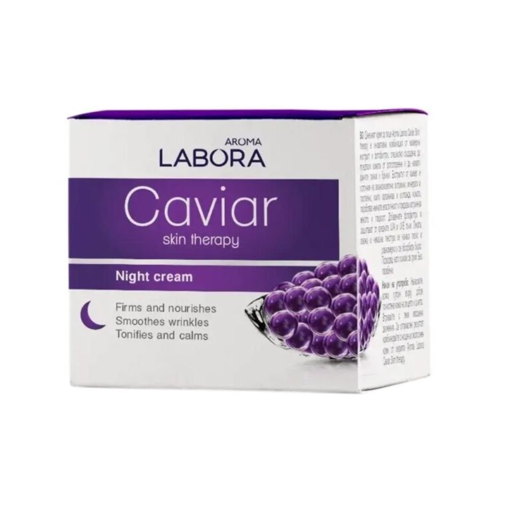 AROMA LABORA CAVIAR SKIN THERAPY naktinis veido kremas, 50 ml