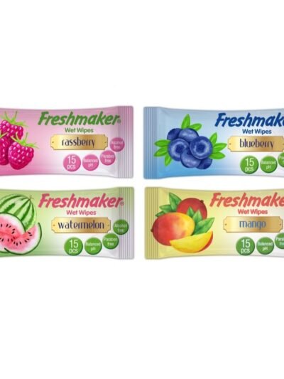 FRESHMAKER drėgnos servetėlės, 100 vnt.