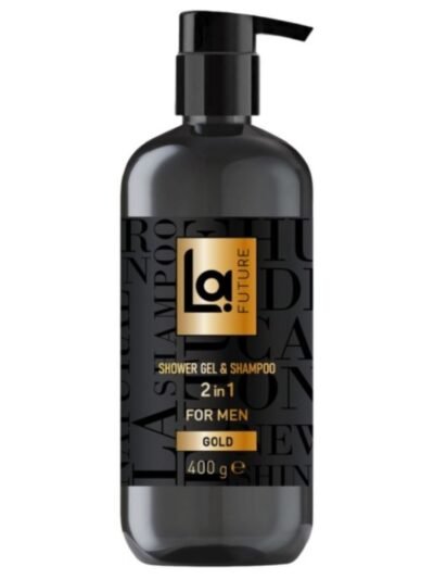 LA FUTURE 2IN1 gelis-šampūnas Gold, 400 g