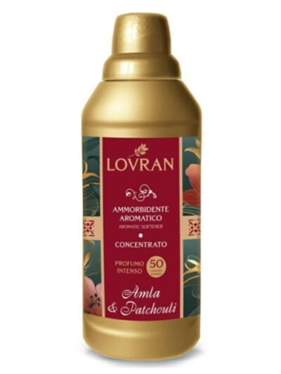 Audinių minkštiklis LOVRAN CONCENTRATE AMLA & PATCHOULI, 1 l, 50 skalbimų