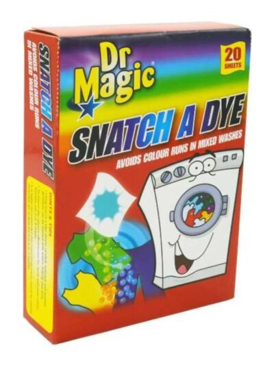 Skalbinių servetėlės sulaikančios dažų daleles Dr. Magic, 20 vnt.